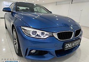 BMW 435I Convertible M Sports HID NAV 2014 Blue